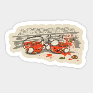 Raging Punch Bowls Sticker